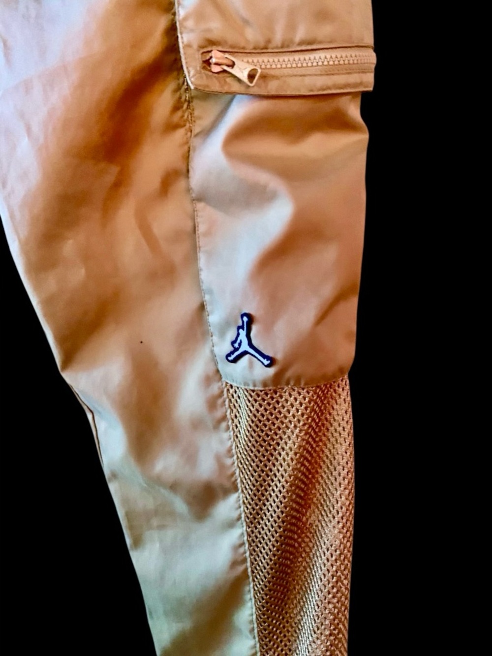 Jordan Essentials Utility Pants Tan Cargo Joggers - Picture 4 of 7